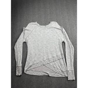 Athleta Women's Long Sleeve Top Size Large Gray